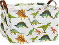HIYAGON Rectangular Dinosaur Basket Baby Kids Storage Basket by HIYAGON