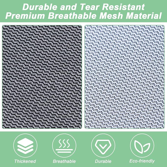 2 Pack Mesh Laundry Bags, Machine Washable Dirty Clothes Organizer - Image 4