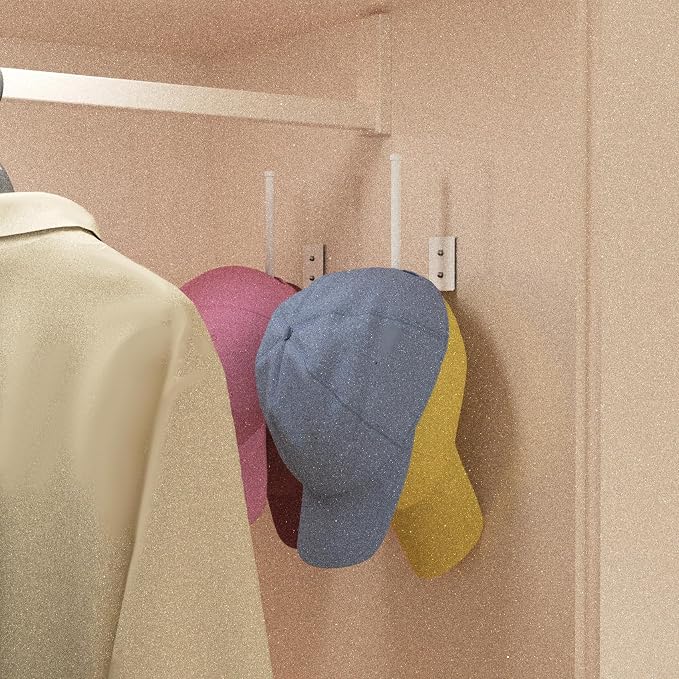4 Pack Hat Racks for Baseball Caps, Stainless Steel Hat Organizer for Baseball - Image 9