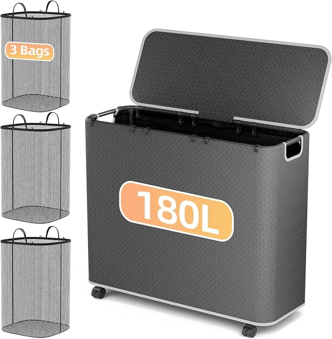 Yecaye 180L Laundry Basket by Yecaye