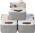 DECOMOMO Fabric Storage Baskets, Linen Closet Organizer Bins by DECOMOMO