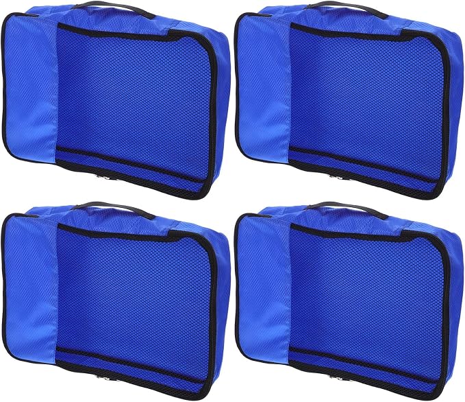 4pcs Travel Packing Organizer Cubes Set by OKUMEYR