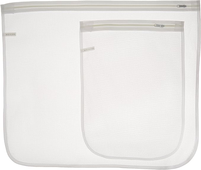 Whitmor Zippered Mesh Wash Bags by Whitmor