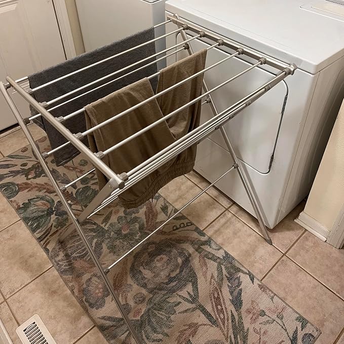 TOTES BABIES Premium Aluminum Foldable Laundry Rack - Image 5