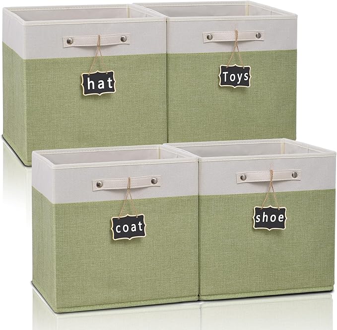 15x13x13 inch cube storage bin, Collapsible Fabric Storage Cubes by Storageexperts