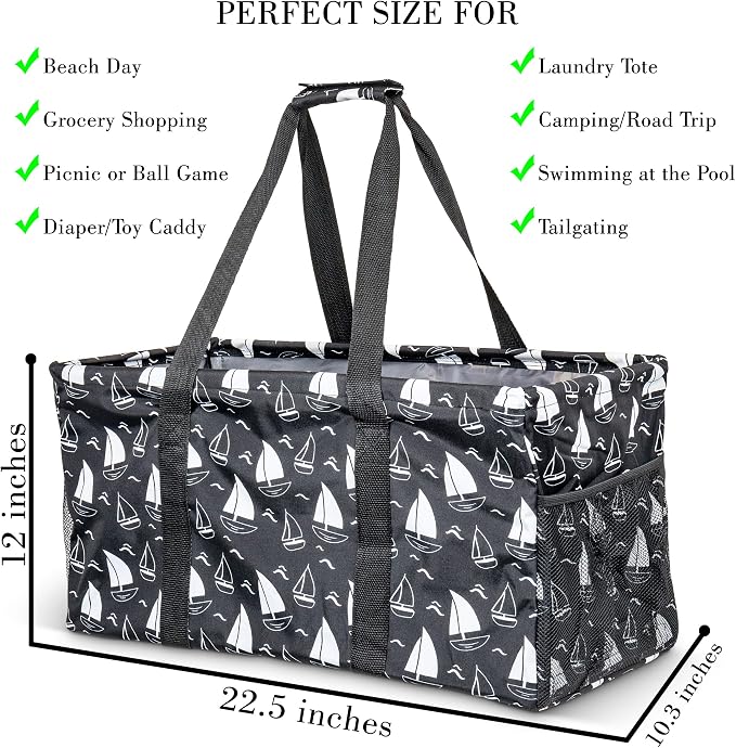Extra Large Utility Tote Bag - Image 4