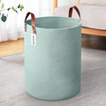 80L Large Rope Basket, Woven Rope Storage Hamper by Wymulot