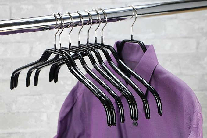 Mawa by Reston Lloyd Non Slip Space Saving Wide Width Clothing Hanger, Style - Image 2