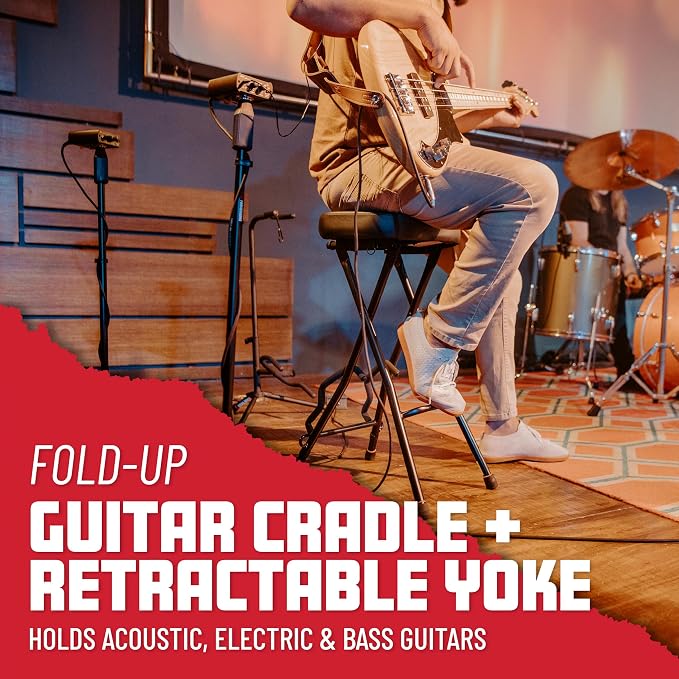 Gator Frameworks Foldable Guitar Stool - Image 3