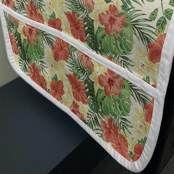 Ambesonne Tropical Microwave Oven Cover, Exotic Pattern - Image 3