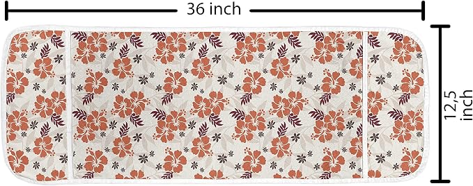 Ambesonne Hawaii Microwave Oven Cover, Abstract Aloha State Floral Pattern - Image 2