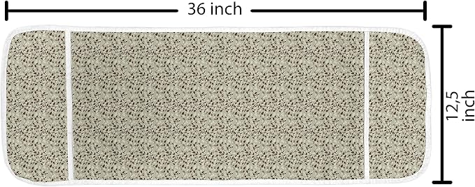 Ambesonne Flower Microwave Oven Cover, Floral Buds Design - Image 2