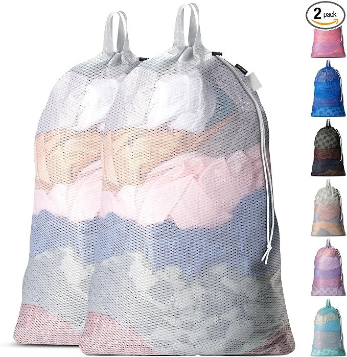 Large Mesh Laundry Bags by Handy+Laundry