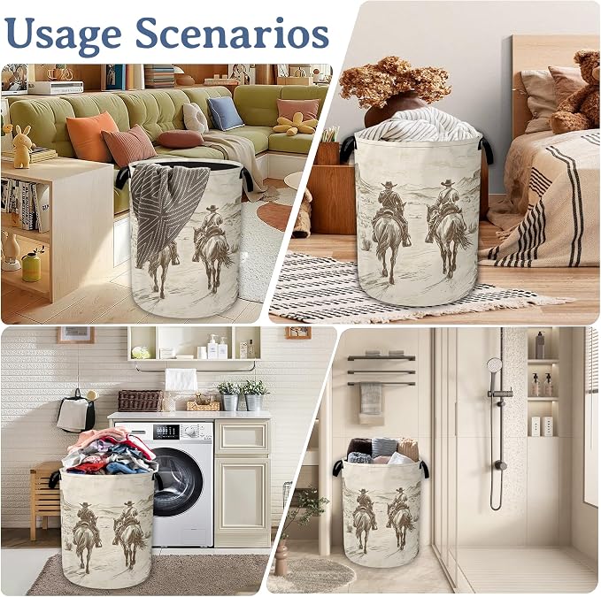 Western Cowboy Laundry Hamper - Image 7