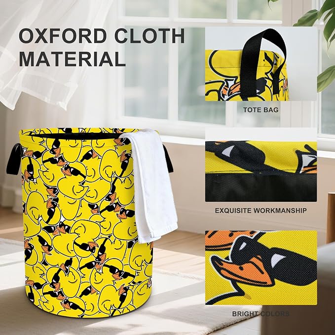 Duck Laundry Basket Storage Bin Foldable Laundry Hamper Clothes Storage Bucket - Image 3