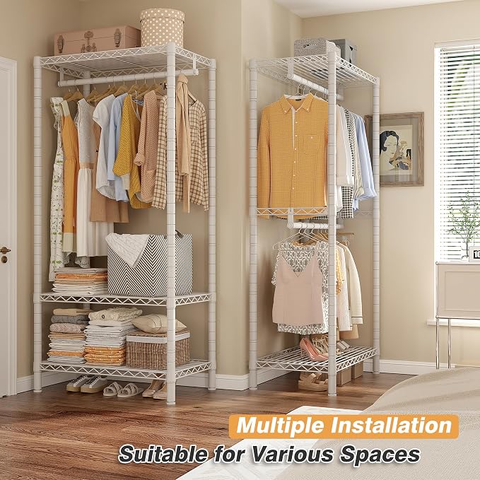 Raybee Heavy Duty Clothes Rack Load 900Lbs, Clothing Rack - Image 3
