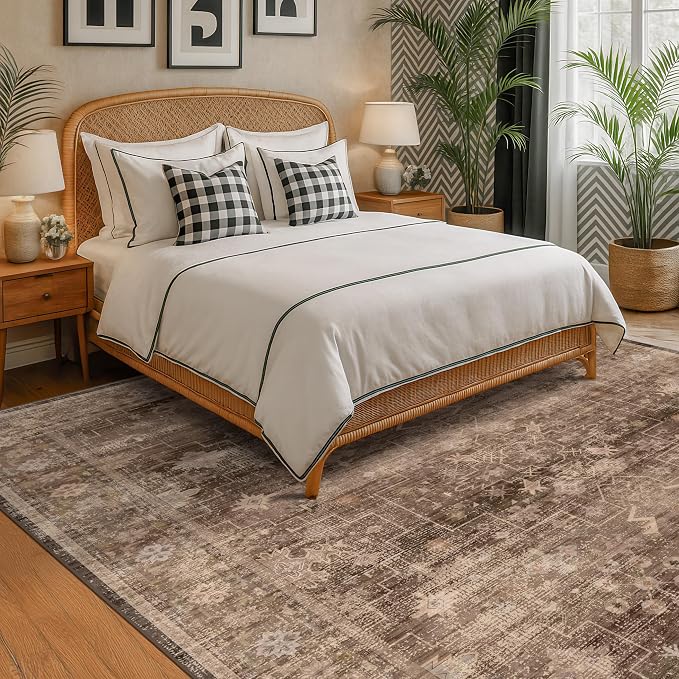 Brown 9x12 Living Room Rug - Image 3