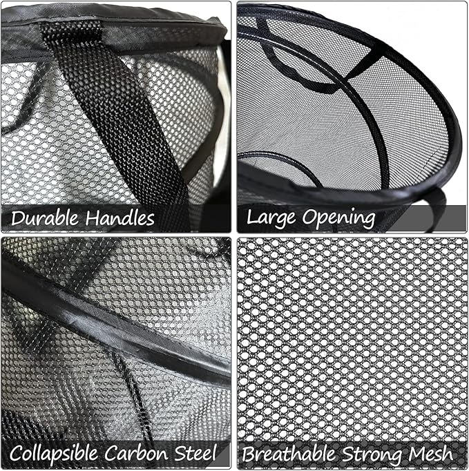 BATTOO Collapsible Laundry Baskets, Foldable Hamper - Image 5