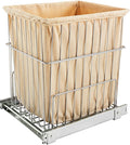 Rev-A-Shelf Pullout 20 Inch Deep Cabinet Floor Steel Mounted Clothes Laundry by Rev-A-Shelf