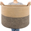Goodpick Extra Large Wicker Storage Basket, 83L Woven Blanket Storage by Goodpick