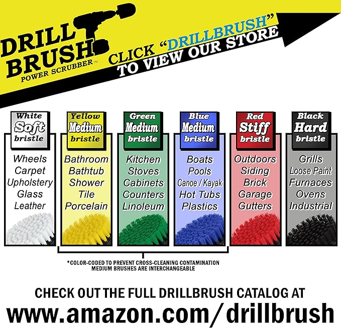 Variety Multi-Pack Drill Brush Attachments - Image 7