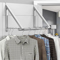 Clothes Drying Rack for Laundry Room Organization, Foldable Over The Door by Hleelomi