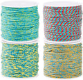 87.3 Yards Braided Beading Thread Cord String 1.2mm Colorful Macrame Craft by Sparkeads