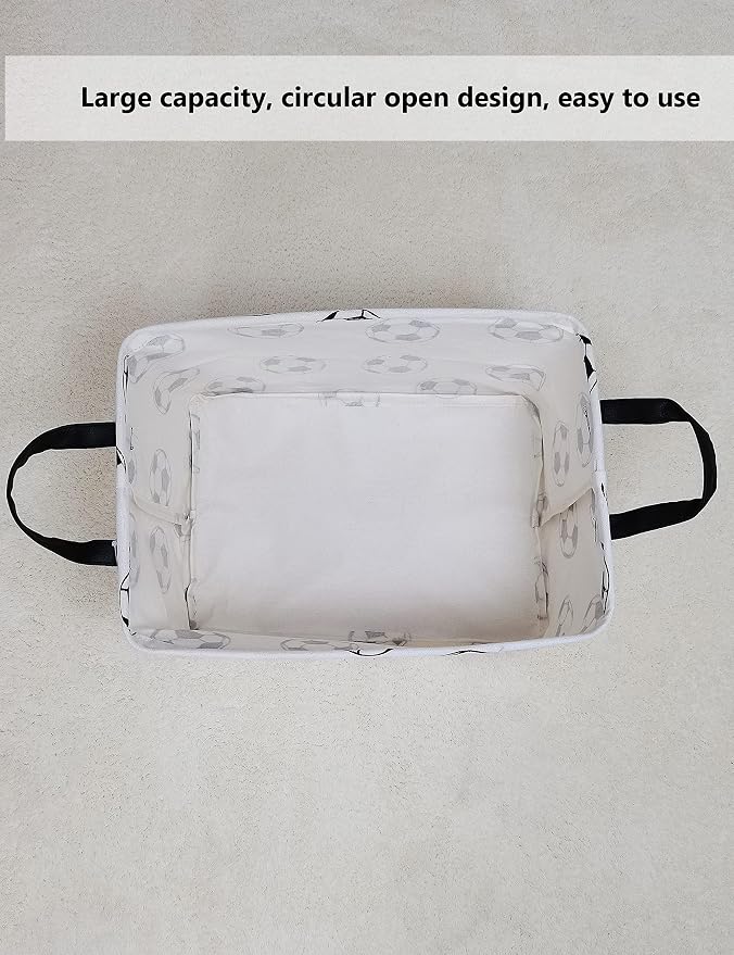 QUEENLALA Rectangular Laundry Hamper/Foldable Nursery Laundry Basket - Image 6
