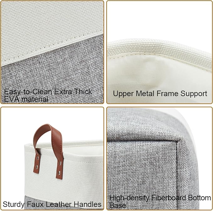 DECOMOMO Extra Large Storage Baskets, Fabric Storage Bins - Image 6
