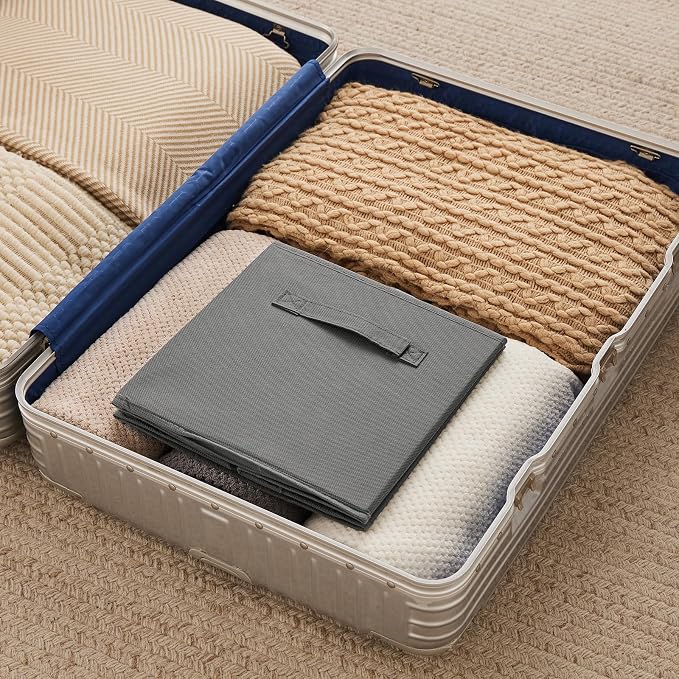MAX Houser 6 Pack Foldable Fabric Storage Bins - Image 9