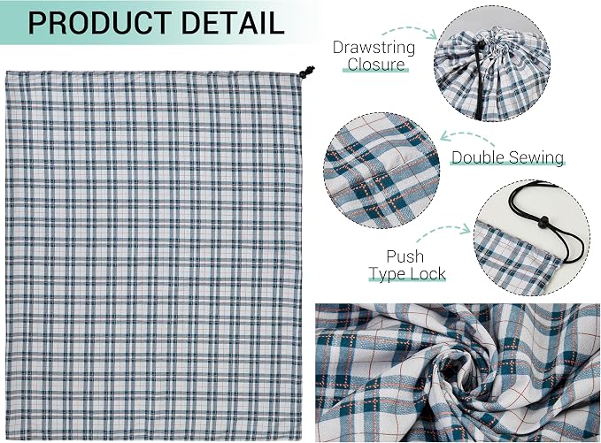 ZPECC Bulk Travel Laundry Bag, Extra Large Heavy Duty Laundry Bags 24 Pack - Image 7