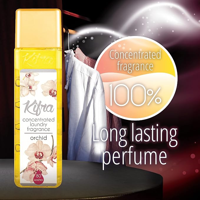KIFRA ORCHID Concentrated Laundry Fragrance 6.76 Fl Oz 200ml 80 Washing Cycles - Image 5