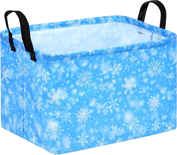 Snow Storage Basket, Kids Storage Bins Closet Organizer Cube Collapsible by Unknown