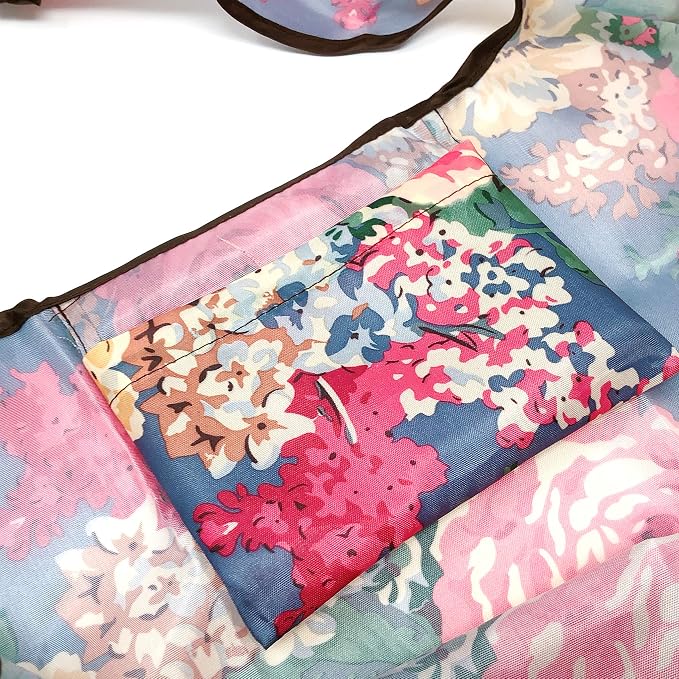 allydrew Large Foldable Tote Nylon Reusable Grocery Bag - Image 4