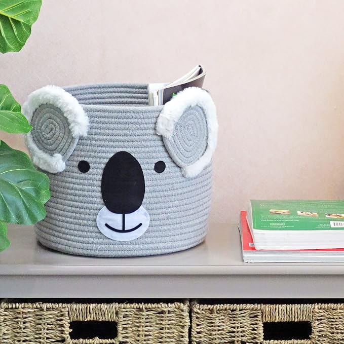 T&T Homewares Koala Storage Basket Medium Size, Nursery & Kids Room - Image 8