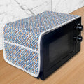 Ambesonne Japanese Microwave Oven Cover, Geometric Chevron Repeating Pattern in by Ambesonne