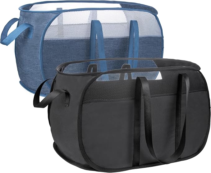 Pop Up Laundry Hamper，with Durable Handles collapsible laundry basket，Easy to by Unknown