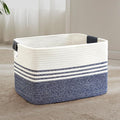 72L Large Laundry Basket with Leather Handles by SunNewt