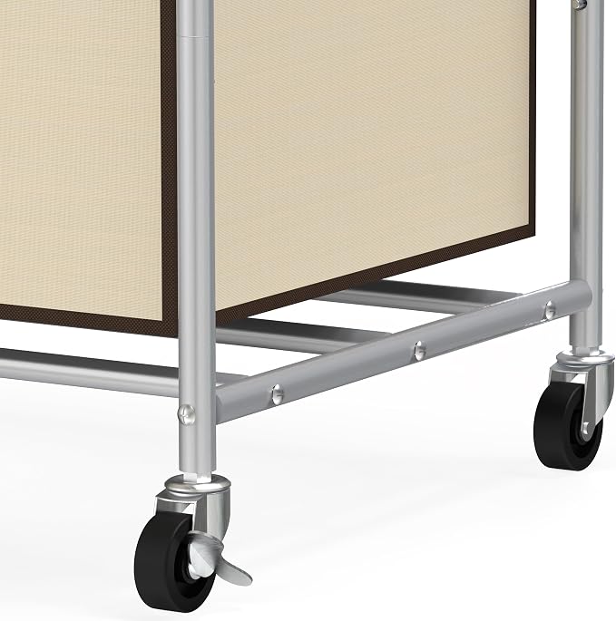 Deco Brothers Heavy Duty 3 Bag Extendable Laundry Sorter Cart - Image 3