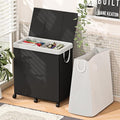 180L Large Laundry Hamper 2 Compartment by YKDIRECT