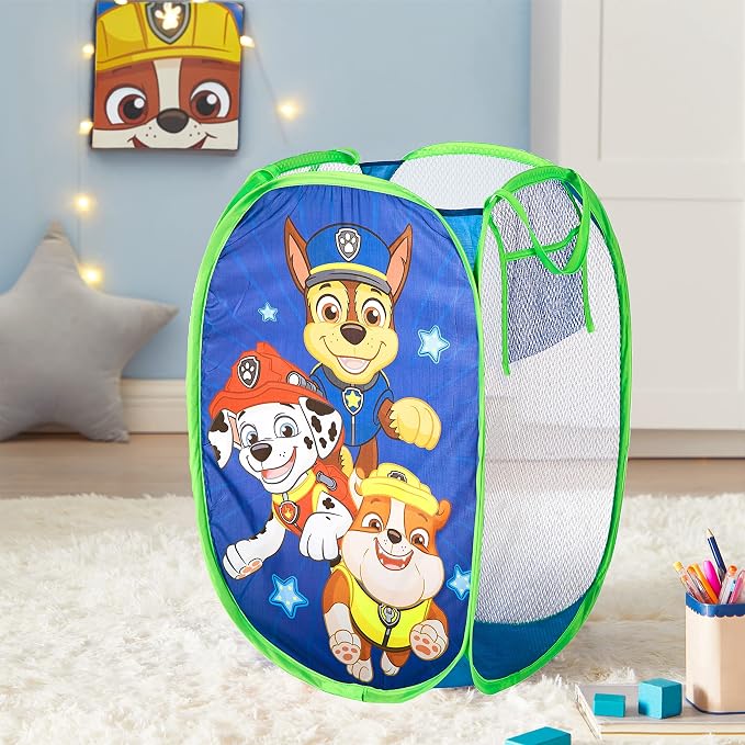 Nickelodeon Paw Patrol Chase, Rubble and Marshall Pop Up Hamper - Image 9
