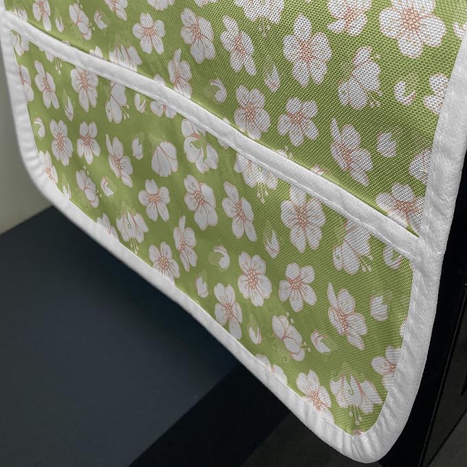 Lunarable Floral Microwave Oven Cover, Apple Tree Flowers Spring Blossoms - Image 3