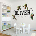 Oliver's Labels Premium Personalized Life Sized Wall Decal by Oliver%27s+Labels