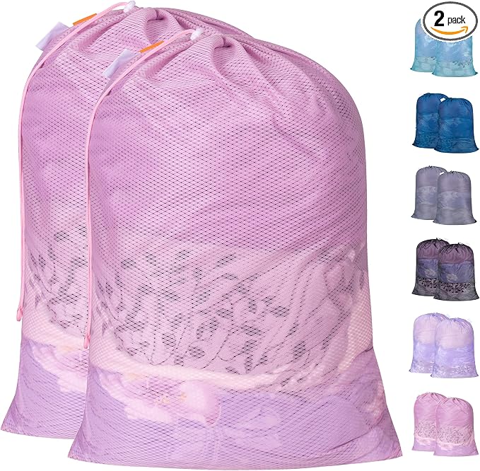 Polecasa Heavy Duty Large Mesh Laundry Bags by Polecasa