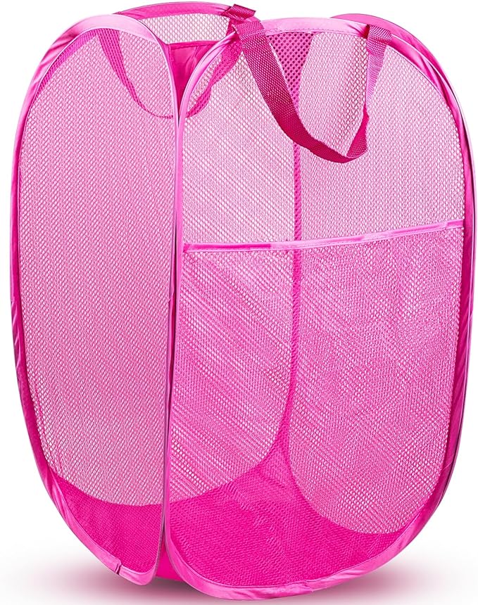 DUCOO Pop Up Hamper, Foldable Mesh Laundry Basket by Unknown
