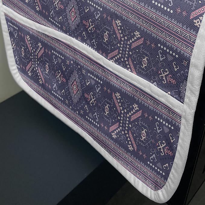 Ambesonne Oriental Microwave Oven Cover, Traditional Eastern Inspired Shapes - Image 3