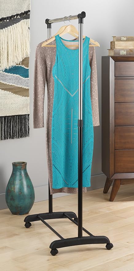 Whitmor Heavy Duty Adjustable Garment Rack-Rolling Clothes Organizer - Image 7