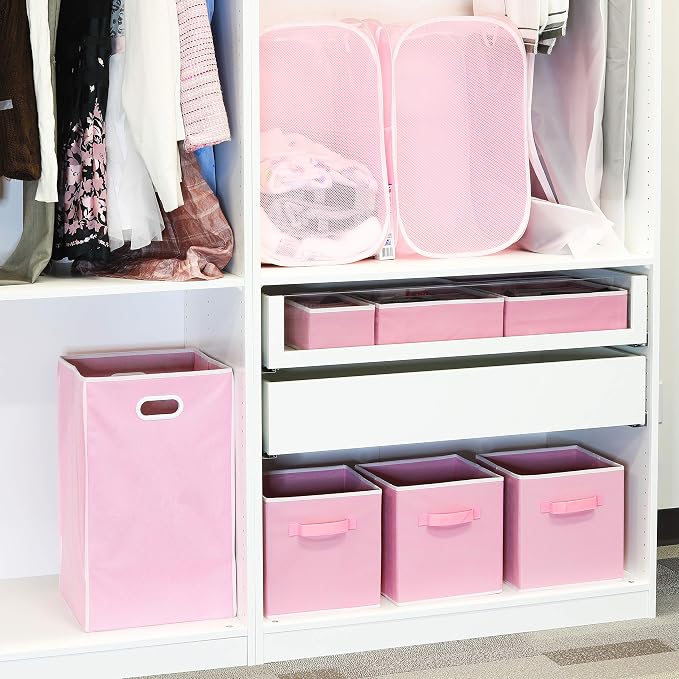 Simple Houseware Mesh Pop-Up Laundry Hamper Basket - Image 5
