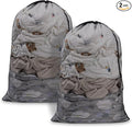 2 Pack Mesh Laundry Bags, 23 x 34 Inches Heavy Duty Mesh Laundry Bag, Large by HUAFIY