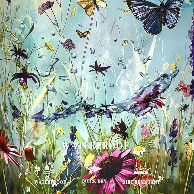 Colorful Flowers Laundry Basket Foldable Oxford Cloth Colorful Dargonfly - Image 5